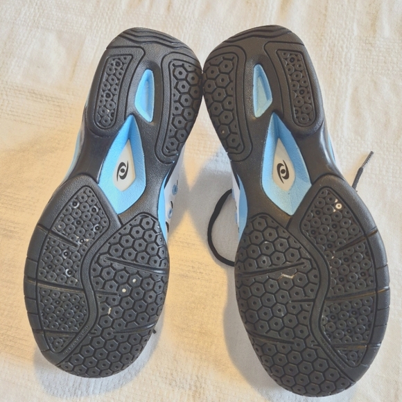 Acacia women's size 8W white & light blue pickleball sneakers shoes EUC - Picture 5 of 8
